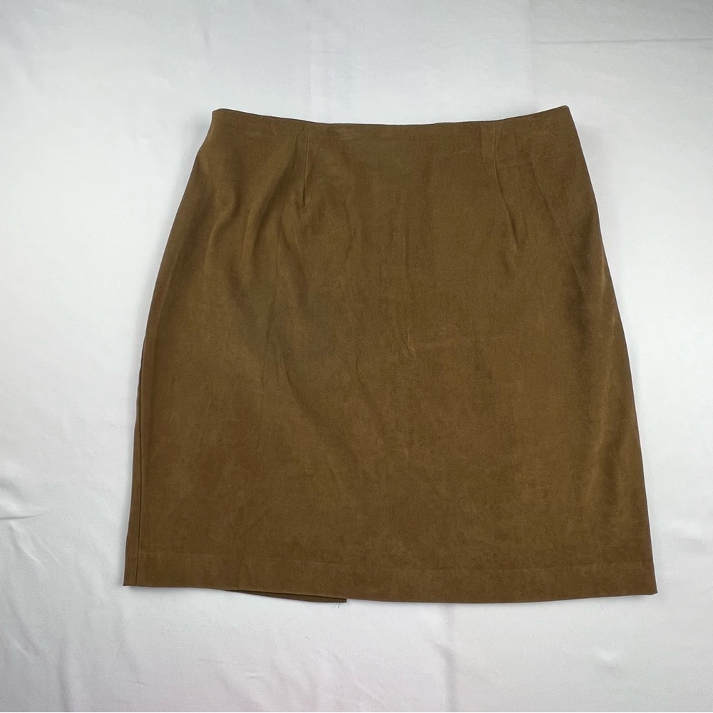 Maren - Women’s Pencil Skirt - Brown - Size 10 - Vintage